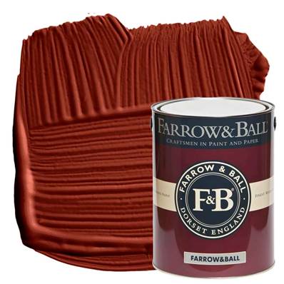 Farrow & Ball - Modern Emulsion - Peinture Lavable - 43 Eating Room Red - 5 Litres