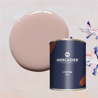 Peinture Mercadier - L'Extra - Maison Levy - Rose - 1 Litre