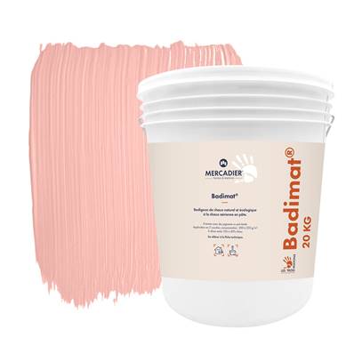 Badigeon Chaux Naturelle Les 3 Matons - Badimat Teinté Pigments (Int/Ext) - Boudiou - 20 Kg