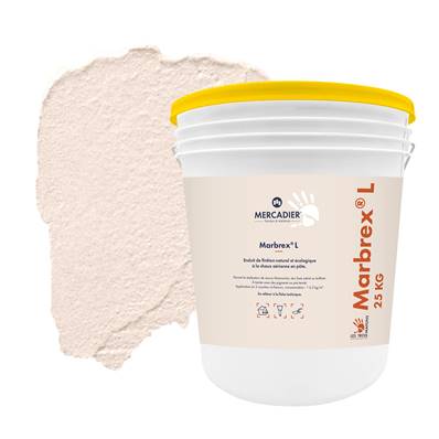 Enduit Chaux Naturelle Les 3 Matons - MarbrexL Teinté Pigment (Int/Ext) - Dégun - 25 Kg