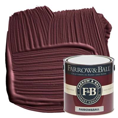 Farrow & Ball - Modern Emulsion - Peinture Lavable - 222 Brinjal - 2,5 Litres