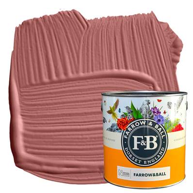 Farrow & Ball - Modern Eggshell - Peinture Sol - NHM W93 Crimson Red - 2,5 L