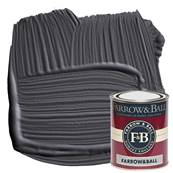 Farrow & Ball - Estate Eggshell - Peinture Satinée - 294 Paean Black - 750 ml