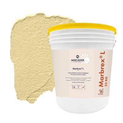 Enduit Chaux Naturelle Les 3 Matons - MarbrexL Teinté Pigment (Intérieur) - Fada - 25 Kg