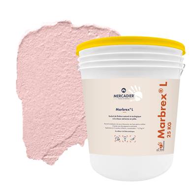 Enduit Chaux Naturelle Les 3 Matons - MarbrexL Teinté Pigment (Int/Ext) - Fanny - 25 Kg