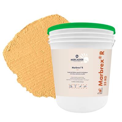 Enduit Chaux Naturelle Les 3 Matons - MarbrexR Teinté Pigment (Int/Ext) - Pastaga - 25 Kg