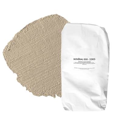 Enduit Chaux Naturelle Les 3 Matons-Minéral000+Pigments(Int/Ext hors ITE) - Frioul - 25 Kg