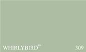 Couleur 309 Whirlybird : Pour un espace gai, optez pour ce vert vivifiant. Whirlybird est une version plus douce de Breakfast Room Green inspirée par les graines ailées papyracées tant aimées par les jeunes jardiniers. 