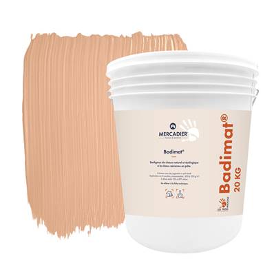 Badigeon Chaux Naturelle Les 3 Matons - Badimat+Pigments(Int/Ext hors ITE) - Terraio - 20 Kg