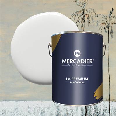 Peinture Mercadier - La Premium - Maison Levy - Blanc de Toile - 5 Litres