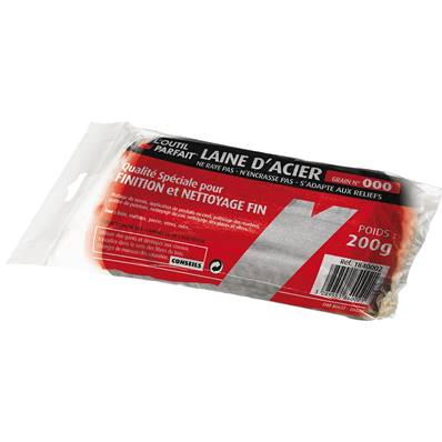 Laine Acier N°000' Pour Patines & Nettoyage