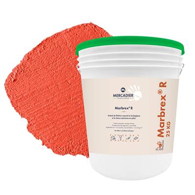 Enduit Chaux Naturelle Les 3 Matons - MarbrexR+Pigment (Int/Ext) hors ITE - Ravi - 25 Kg