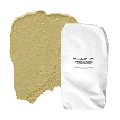 Enduit Chaux Naturelle Les 3 Matons-Marmolakt+Pigments (Int/Ext hors ITE) -Pistou -15 Kg