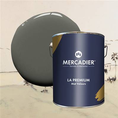 Peinture Mercadier - La Premium - Maison Levy - Fusain - 5 Litres