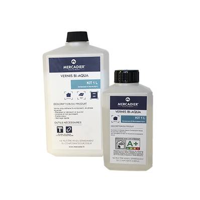 Vernis Bi-Aqua -Protection Bétons Décoratifs - Mercadier - 1L