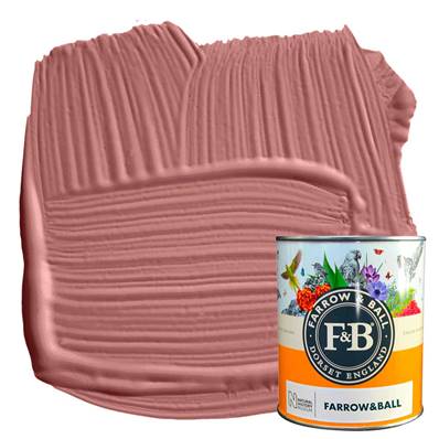 Farrow & Ball - Estate Eggshell - Peinture Satinée - NHM W93 Crimson Red - 750 ml