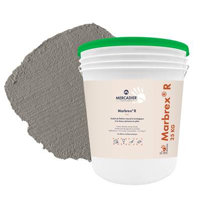 Enduit Chaux Naturelle Les 3 Matons - MarbrexR+Pigment (Int/Ext) hors ITE - Chavanne - 25 Kg