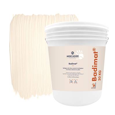 Badigeon Chaux Naturelle Les 3 Matons - Badimat Teinté Pigments (Int/Ext) - Estello - 20 Kg