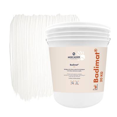 Badigeon Chaux Naturelle Les 3 Matons - Badimat Teinté Pigments (Int/Ext) - Gabian - 20 Kg
