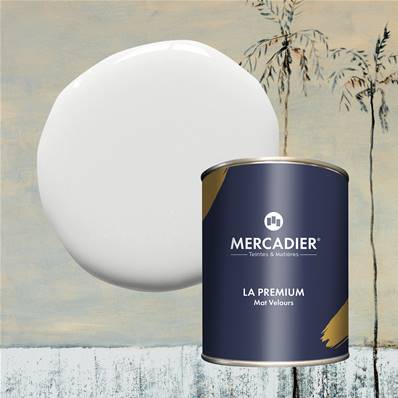 Peinture Mercadier - La Premium - Maison Levy - Blanc de Toile - 1 Litre