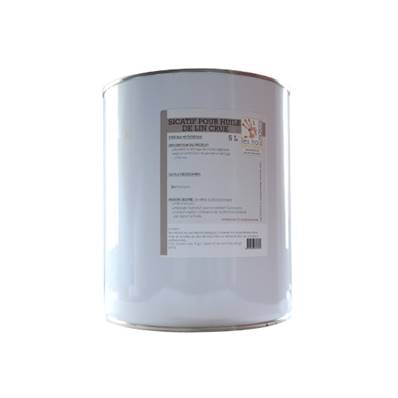 Huile de Lin - Les 3 Matons - Siccatif-Durcisseur - 5 Litres