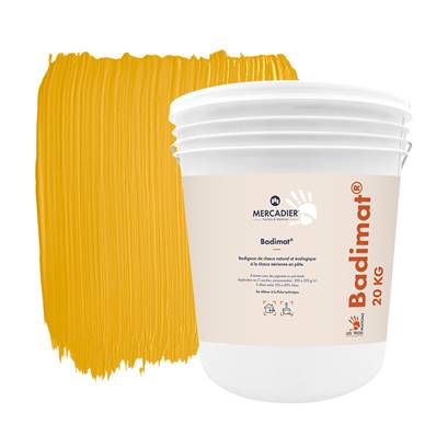 Badigeon Chaux Naturelle Les 3 Matons - Badimat+Pigments(Int/Ext hors ITE) - Cagnard - 20 Kg