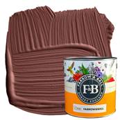 Farrow & Ball - Modern Emulsion - Peinture Lavable - NHM W101 Deep Reddish Brown - 2,5 L