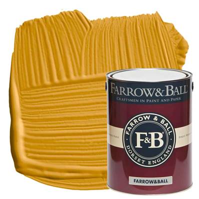 Farrow & Ball - Estate Eggshell - Peinture Satinée - 66 India Yellow - 5 Litres