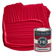 Farrow & Ball - Estate Eggshell - Peinture Satine - 217 Rectory Red - 750 ml