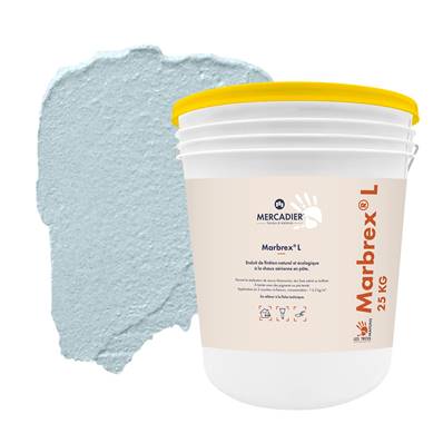 Enduit Chaux Naturelle Les 3 Matons - MarbrexL Teinté Pigment (Intérieur) - Sartine - 25 Kg