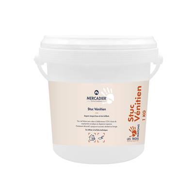 Stuc Styl'Venitien (Acryl) - Les 3 Matons - Non Teinté - 1 kg