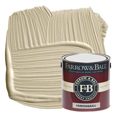 Farrow & Ball - Estate Eggshell - Peinture Satinée - 05 Hardwick White - 2,5 Litres