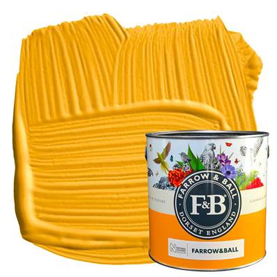 Farrow & Ball - Modern Emulsion - Peinture Lavable - NHM W76 Dutch Orange - 2,5 L