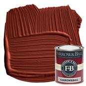 Farrow & Ball - Exterior Eggshell - Peinture Extérieur - 43 Eating Room Red - 750 ml