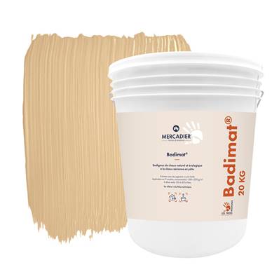 Badigeon Chaux Naturelle Les 3 Matons - Badimat Teinté Pigments (Int/Ext) - Oustao - 20 Kg
