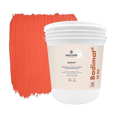 Badigeon Chaux Naturelle Les 3 Matons - Badimat+Pigments(Int/Ext hors ITE) - Ravi - 20 Kg