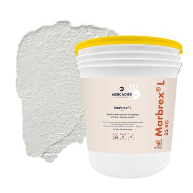 Enduit Chaux Naturelle Les 3 Matons - MarbrexL Teinté Pigment (Intérieur) - Longagne - 25 Kg