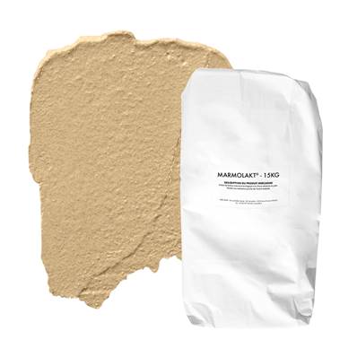 Enduit Chaux Naturelle Les 3 Matons-Marmolakt Teinté Pigments (Int/Ext) -Marjolaine -15 Kg