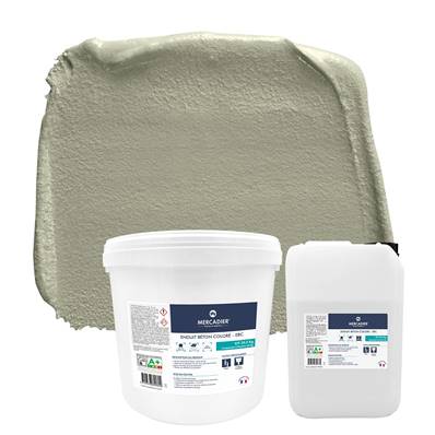 Béton Ciré - Enduit Béton Coloré - Atacama - 29,5kg (Kit Poudre + Liant)
