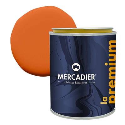 Peinture Mercadier - "La Premium" ( Nouvelle Formule) - Pumpkin - 1 L
