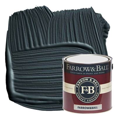 Farrow & Ball - Estate Eggshell - Peinture Satinée - 30 Hague Blue - 2,5 Litres