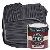 Farrow & Ball - Exterior Eggshell - Peinture Extérieur - 294 Paean Black - 2,5 Litres