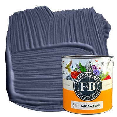 Farrow & Ball - Modern Eggshell - Peinture Sol - NHM W40 Imperial Purple - 2,5 L