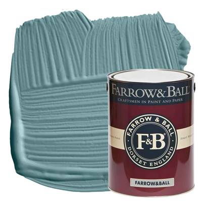 Farrow & Ball - Modern Eggshell - Peinture Sol - 86 Stone Blue - 5 Litres