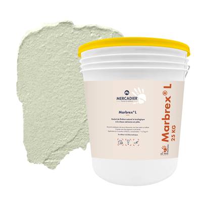 Enduit Chaux Naturelle Les 3 Matons - MarbrexL Teinté Pigment (Int/Ext) - Zou - 25 Kg