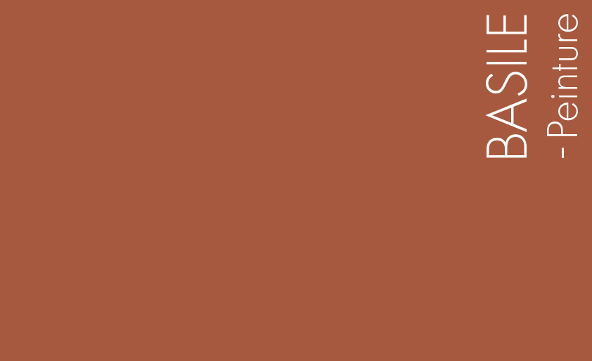 Peinture Basile : Rouge brique ou Terracotta lumineux