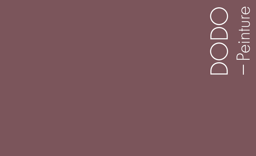 Couleur Peinture Dodo : Délicatement ambigu cet aubergine délavé est rose et brun à la fois
