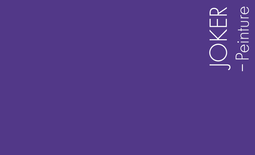 Couleur Peinture Joker : Un violet vibrant et électrique. À utiliser en touche