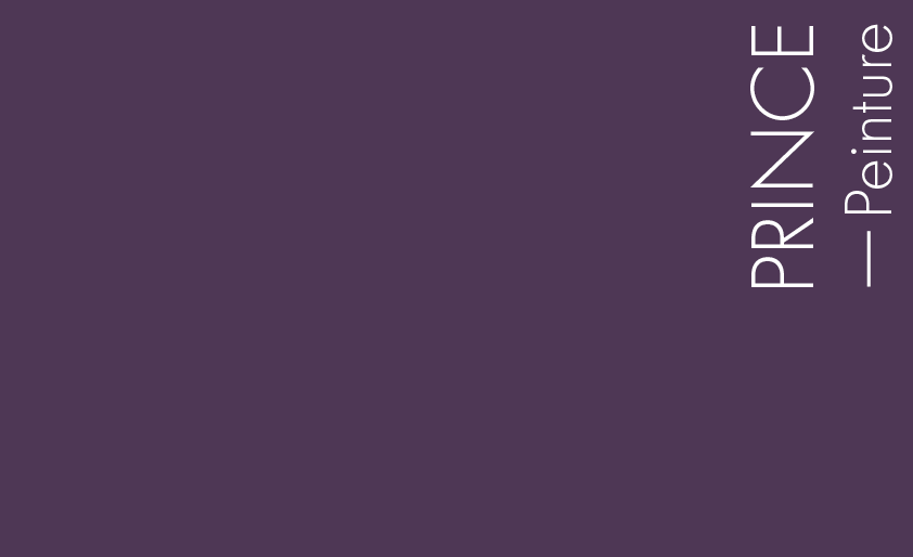 Couleur Peinture Prince : Violet puissant et chaud grâce à un bon équilibre entre le bleu et le rouge