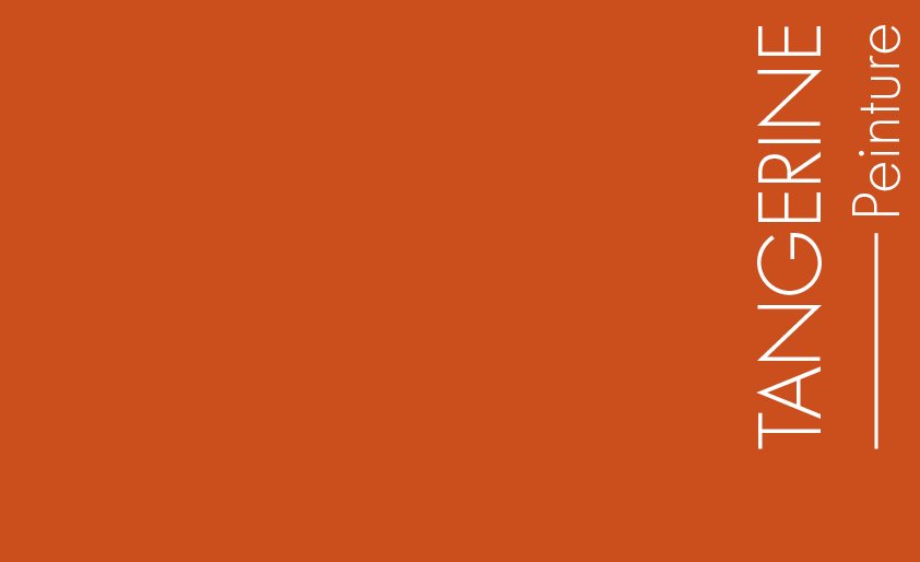 Couleur Peinture Tangerine : Couleur mandarine, bel orangé moins jaune que KARMA
